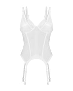 Corset Obsessive Arrowel alb transparent M/M