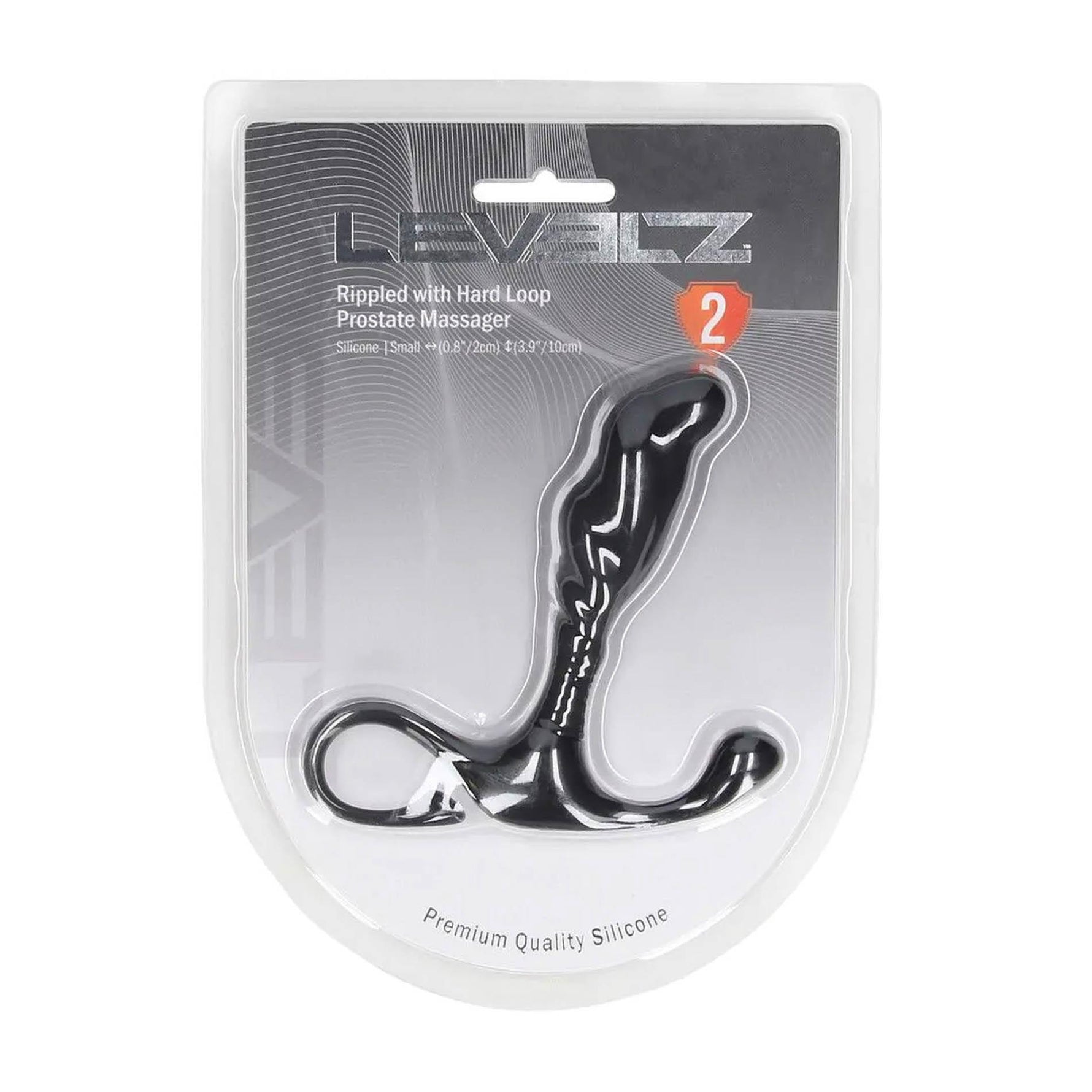 Masaj prostată Levelz S din silicon, negru, 10 cm