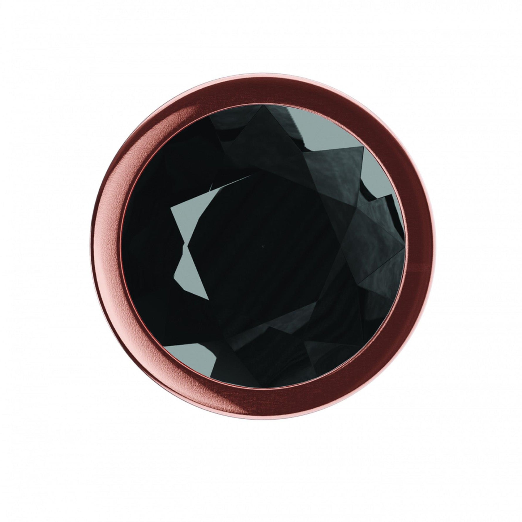 Plug anal Diamond Shine S Lola Games, auriu-roz, 7,2 cm