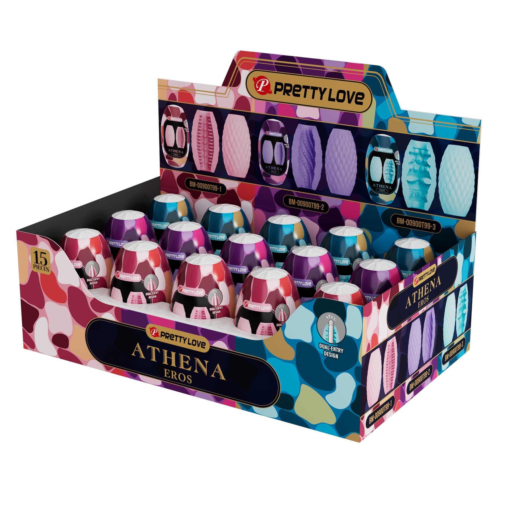 Masturbator compact impermeabil Pretty Love Athena EROS TPR