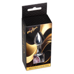 Plug anal argintiu-roz MyLove Toys 7 cm