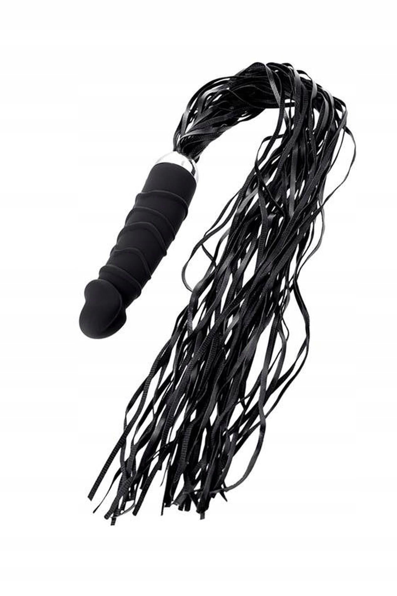 Vibrator din silicon negru și roșu cu 6 moduri, 16 cm
