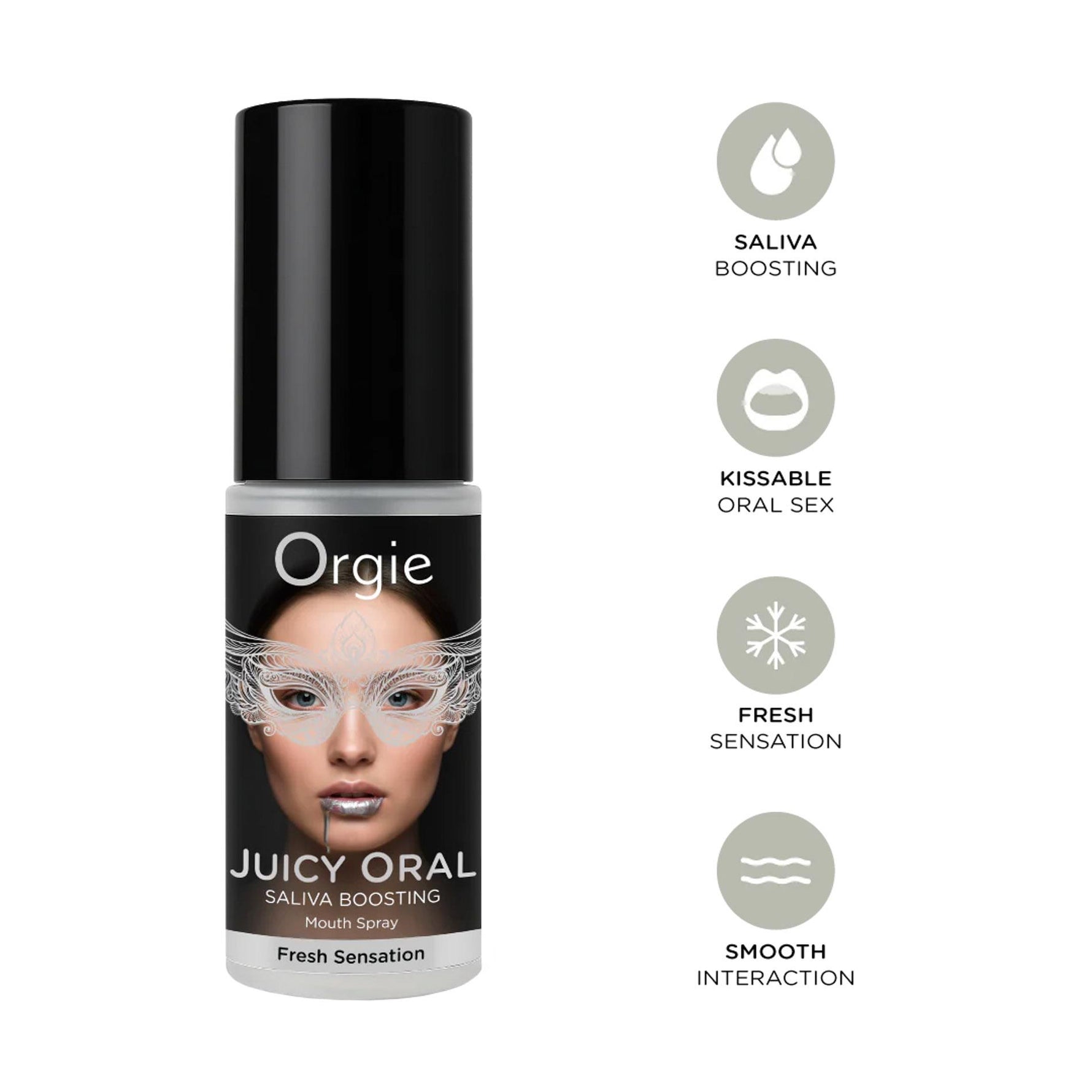 Spray oral hidratant cu mentă Orgie 15 ml