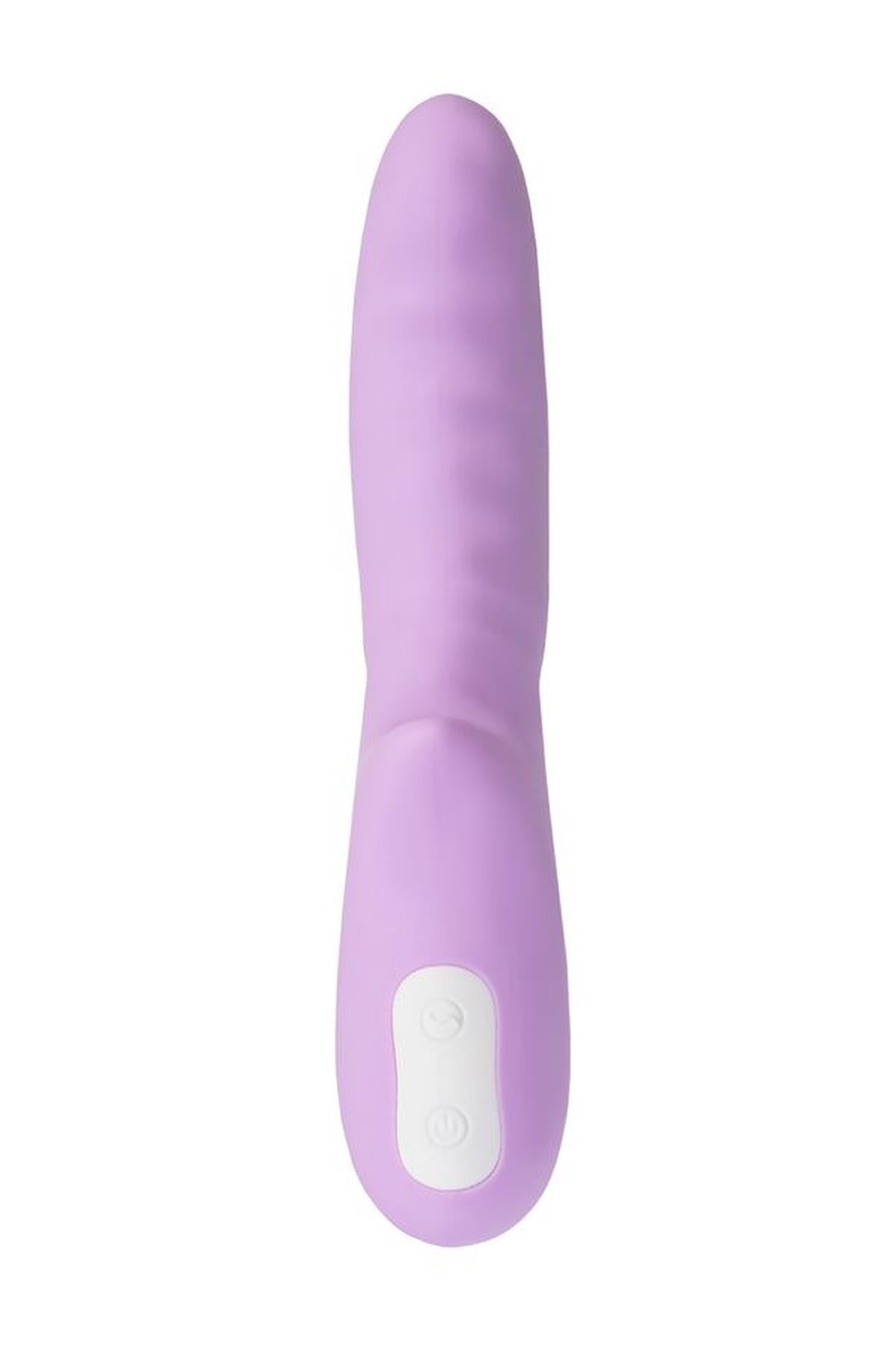 Vibrator rotativ JOS Merry Gor, violet, USB, 20,7 cm