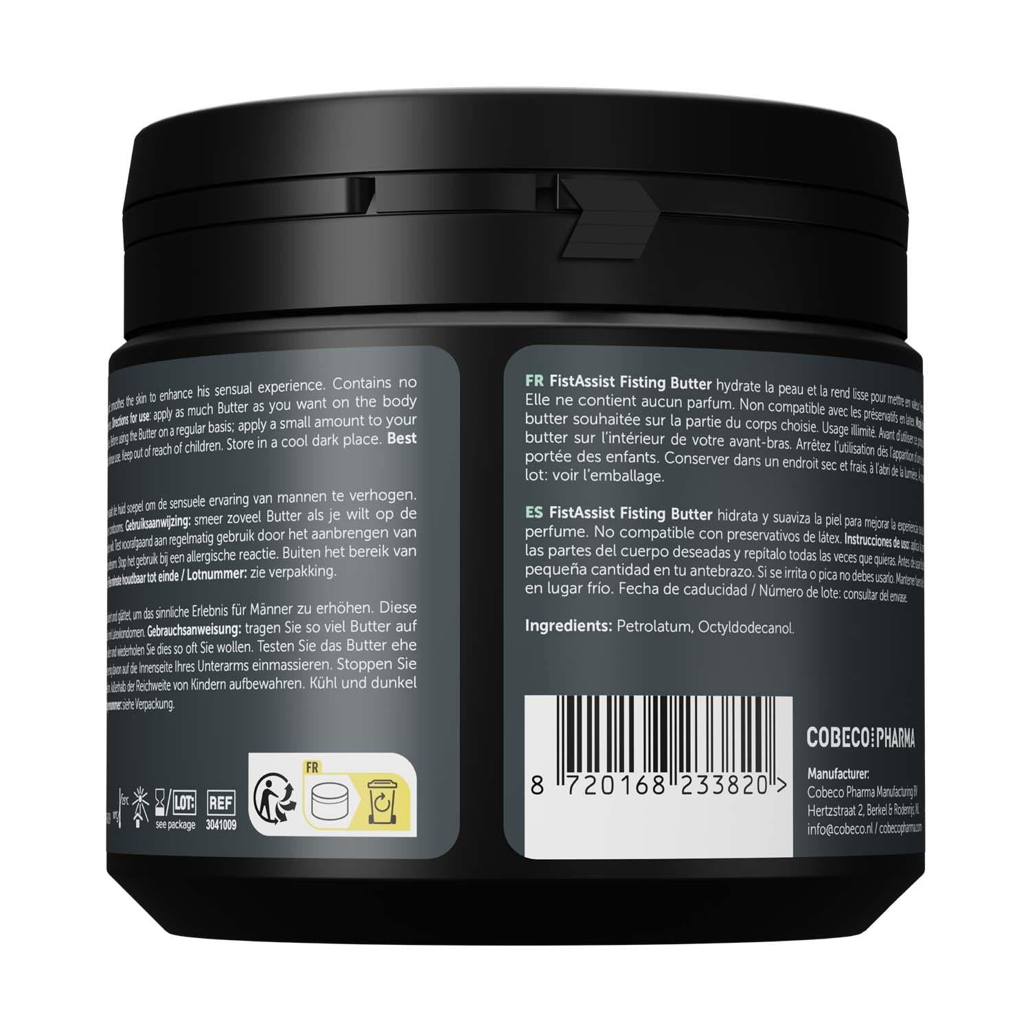 Unt pentru fisting cu ulei Fist Assist Cobeco 500ml