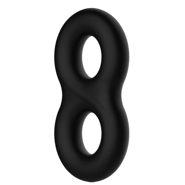 Inel dublu pentru penis Crazy Bull din silicon 8,5 cm
