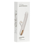 Vibrator din silicon Fox seria B, 3 rotații, 7 linguri, 24 cm