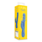Vibrator Loveline Wiggle iepuraș albastru 24 cm