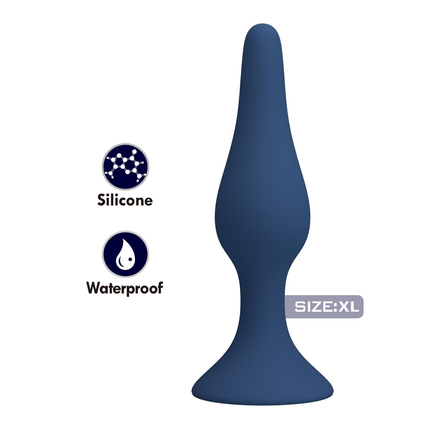 Dop anal Mr. Play Slim XL din silicon