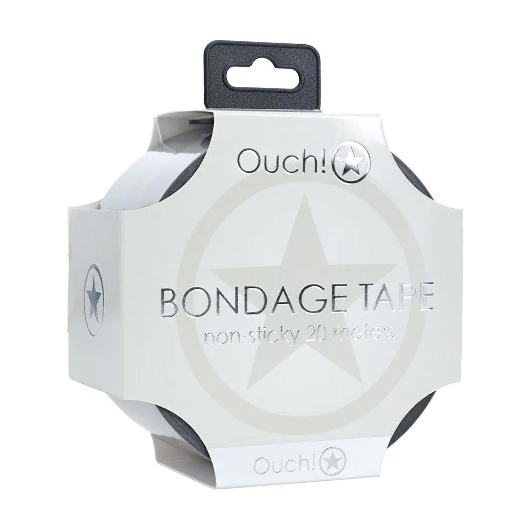 Bandă adezivă Ouch Silver Bondage, 20 de metri
