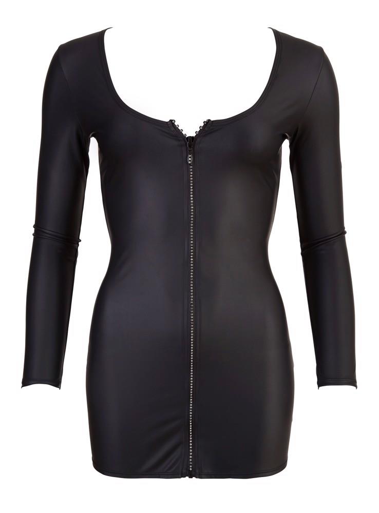 Rochie Cottelli PARTY cu fermoar cu sclipici, neagră M