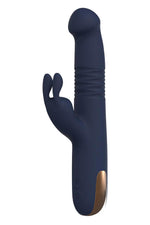 Vibrator Dreamtoys Goddess Phaedra Bunny Albastru Închis USB 22 cm