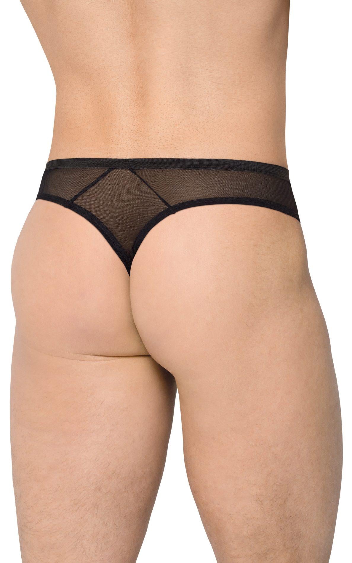 Tanga bărbătească super-croiată SoftLine 4517 negru M/L