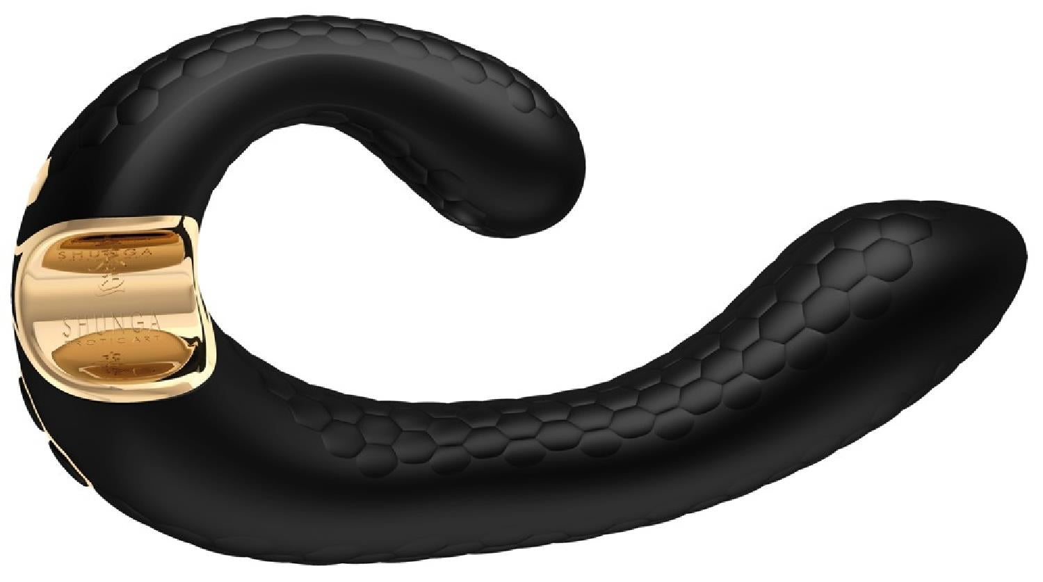 Vibrator Shunga Miyo Silicon Negru USB 18 cm