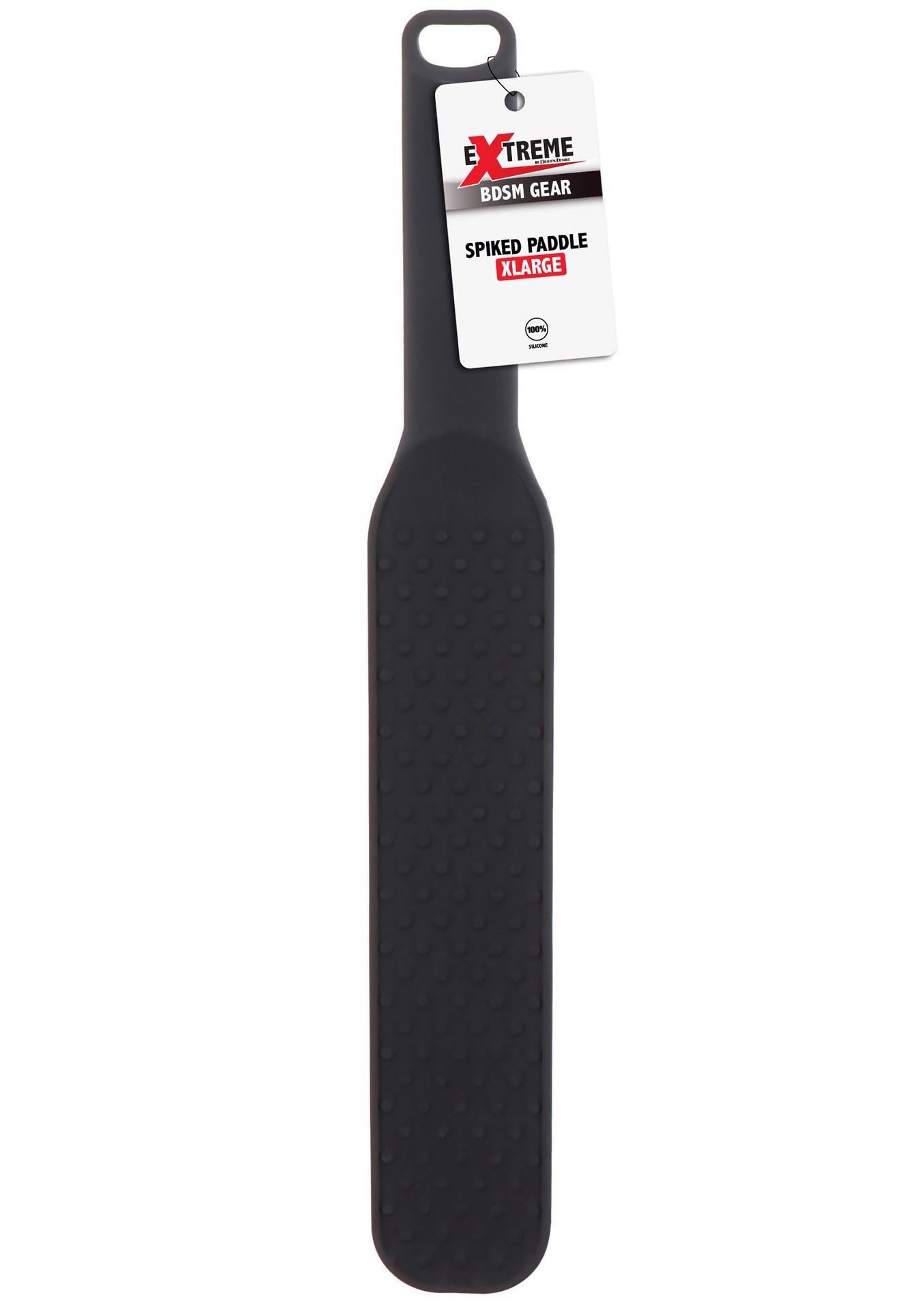 Mistrie Hidden Desire extra mare din silicon cu țepi, neagră, 35 cm