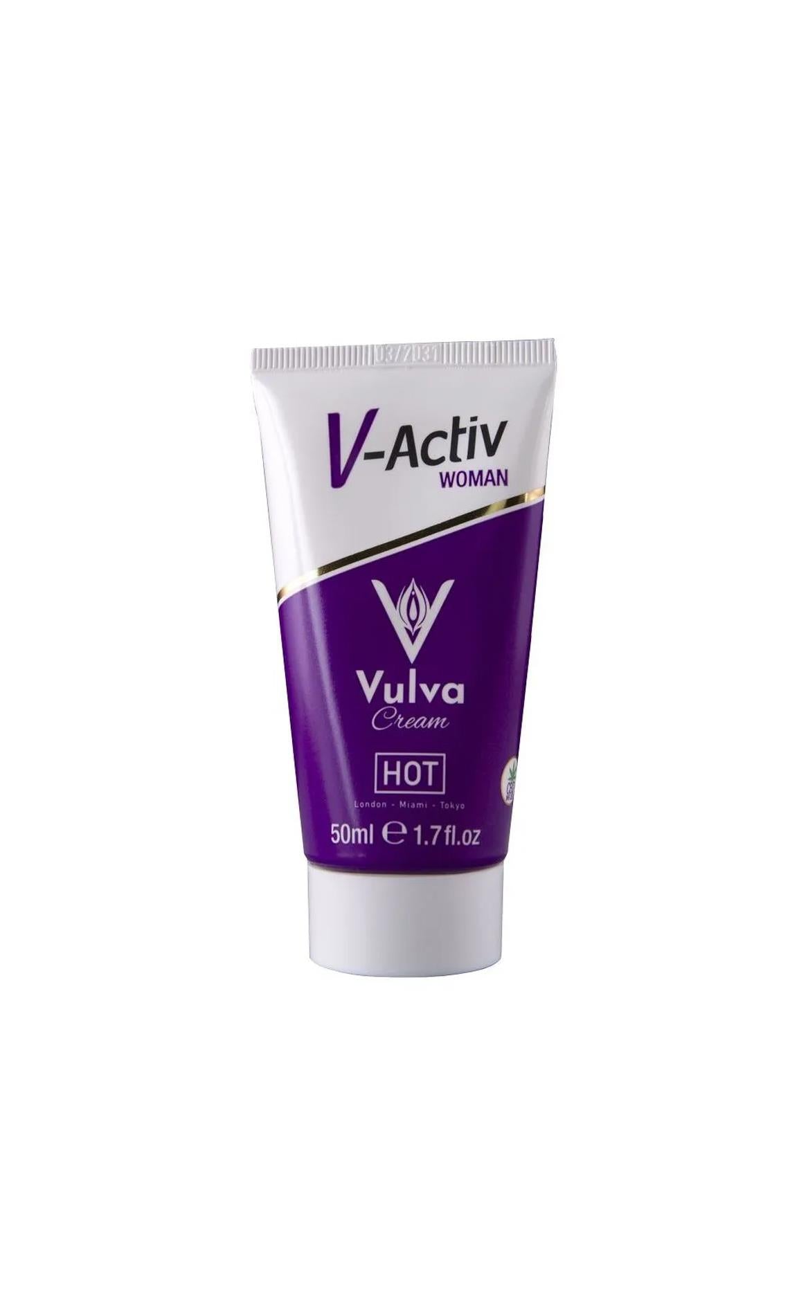 Cremă stimulatoare clitorală Hot VActiv CBD 50ml