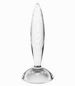 Plug anal Satisfyer din sticlă strălucitoare, 21 cm