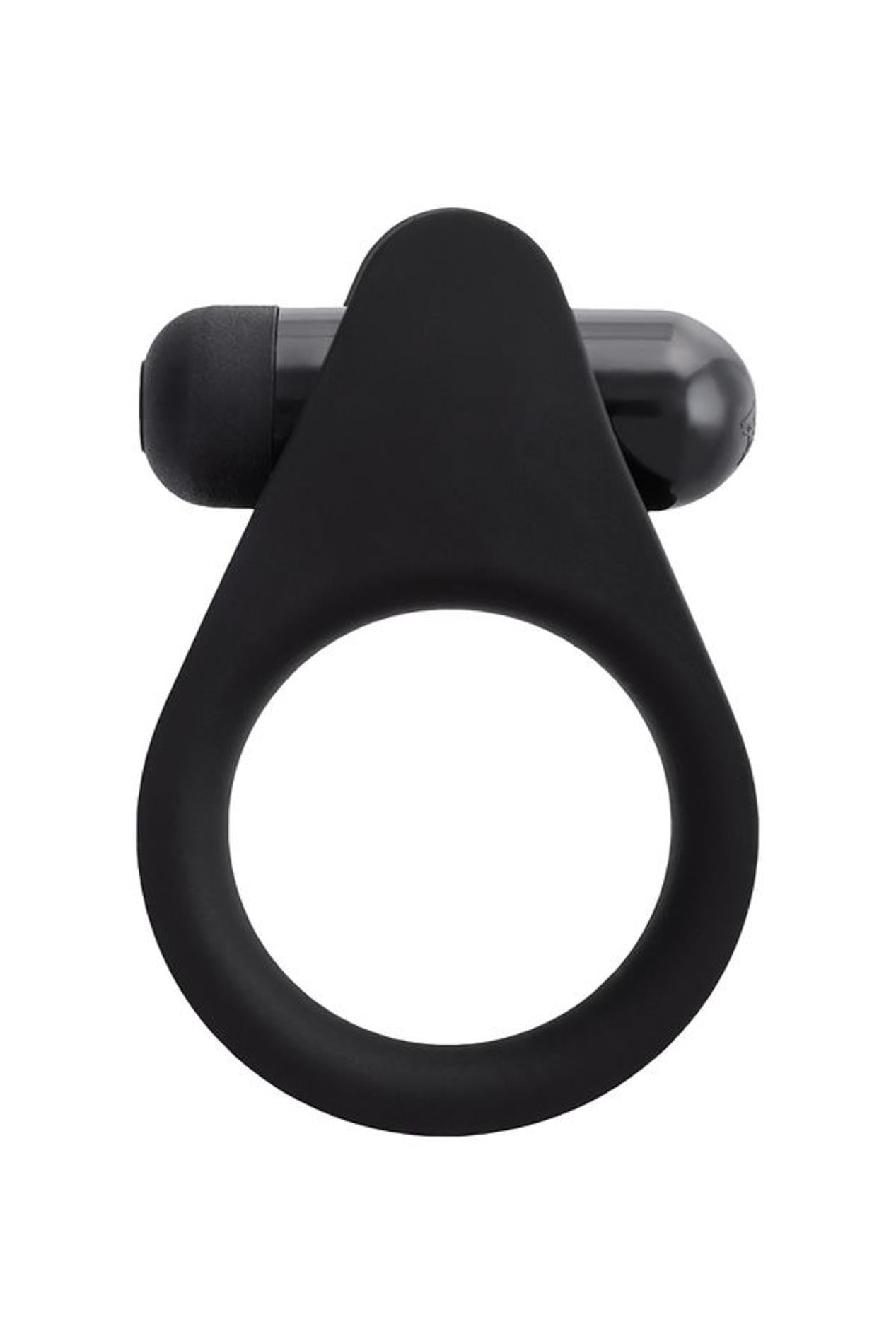 Inel vibrant pentru penis A Toys BRID din silicon, negru