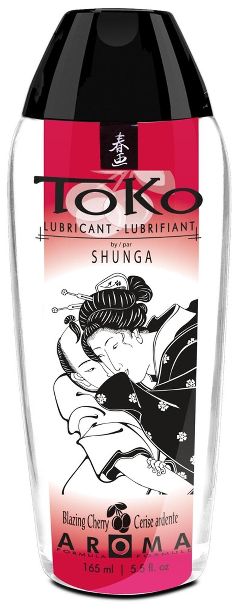 Lubrifiant cu aromă de cireșe Shunga Toko Aroma 165ml