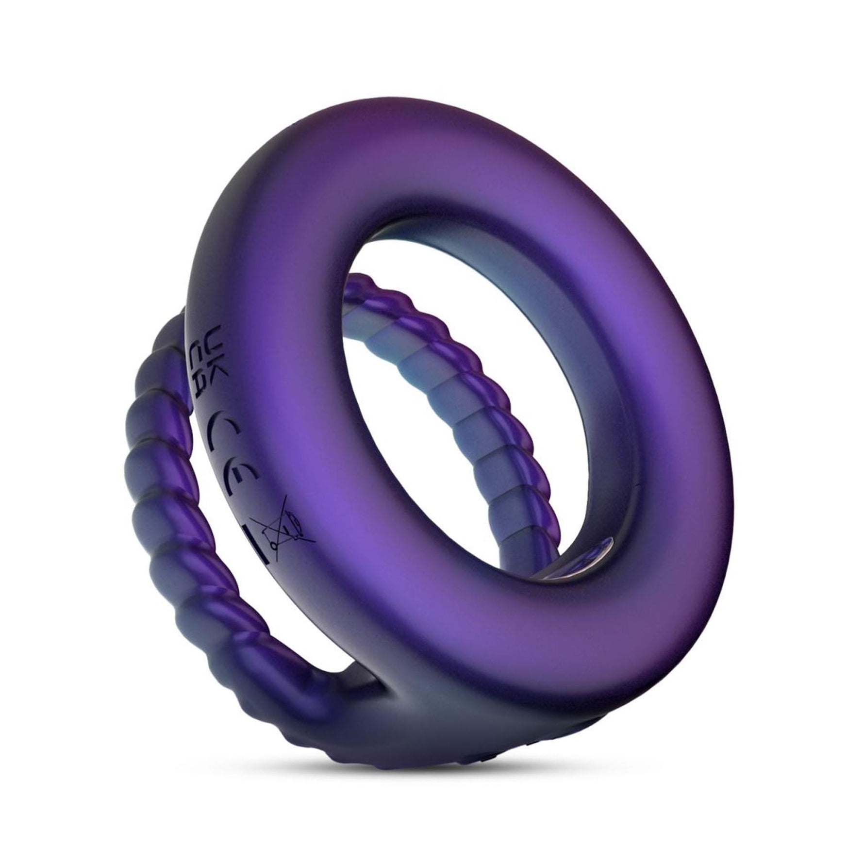 Inel vibrant USB Hueman Jupiter dublu violet