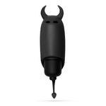 Vibrator mini Crushious O Pet Devil Negru 10 moduri 9-2 cm