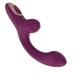 Vibrator Lila din silicon pentru punctul G, încălzit, cu 7 moduri, USB