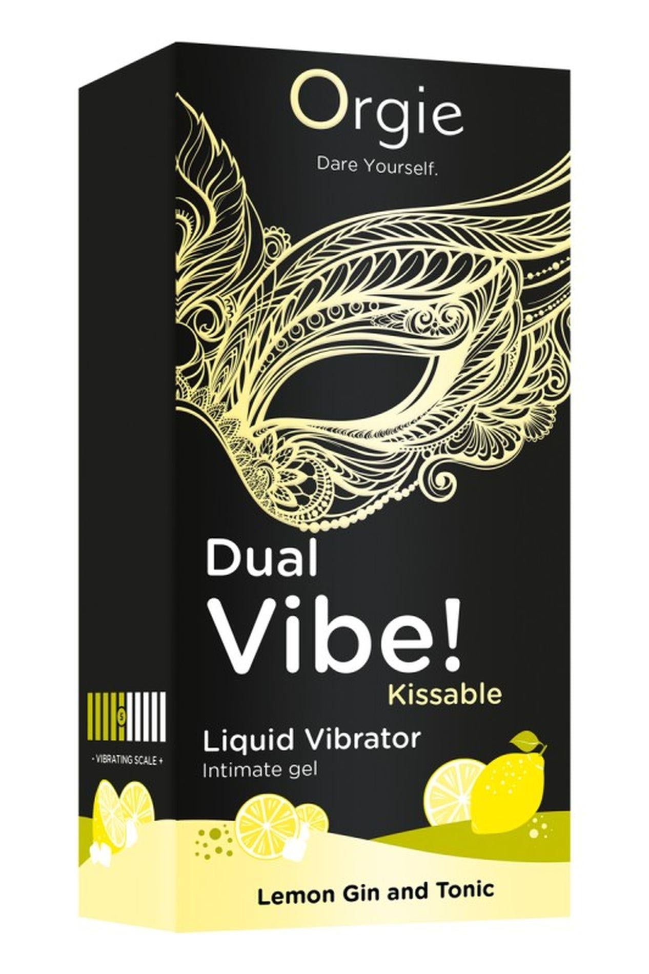 Gel intim vibrant comestibil Orgie Lemon Gin Tonic