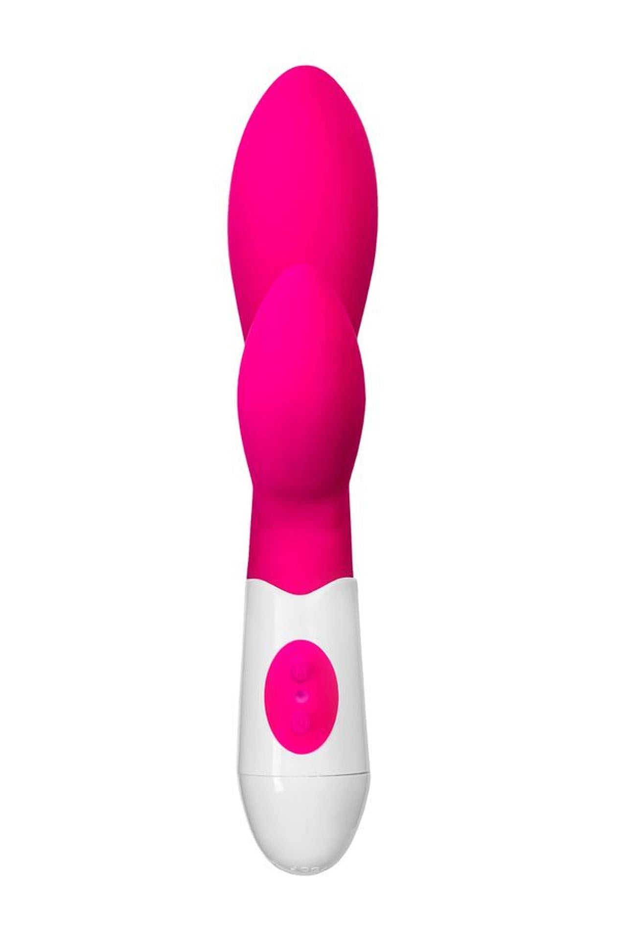 Vibrator iepuraș din silicon Lilu A-Toys roz 20 cm