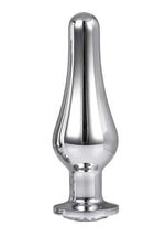 Plug anal Gleaming Love din aluminiu, argintiu, L 12,7 cm