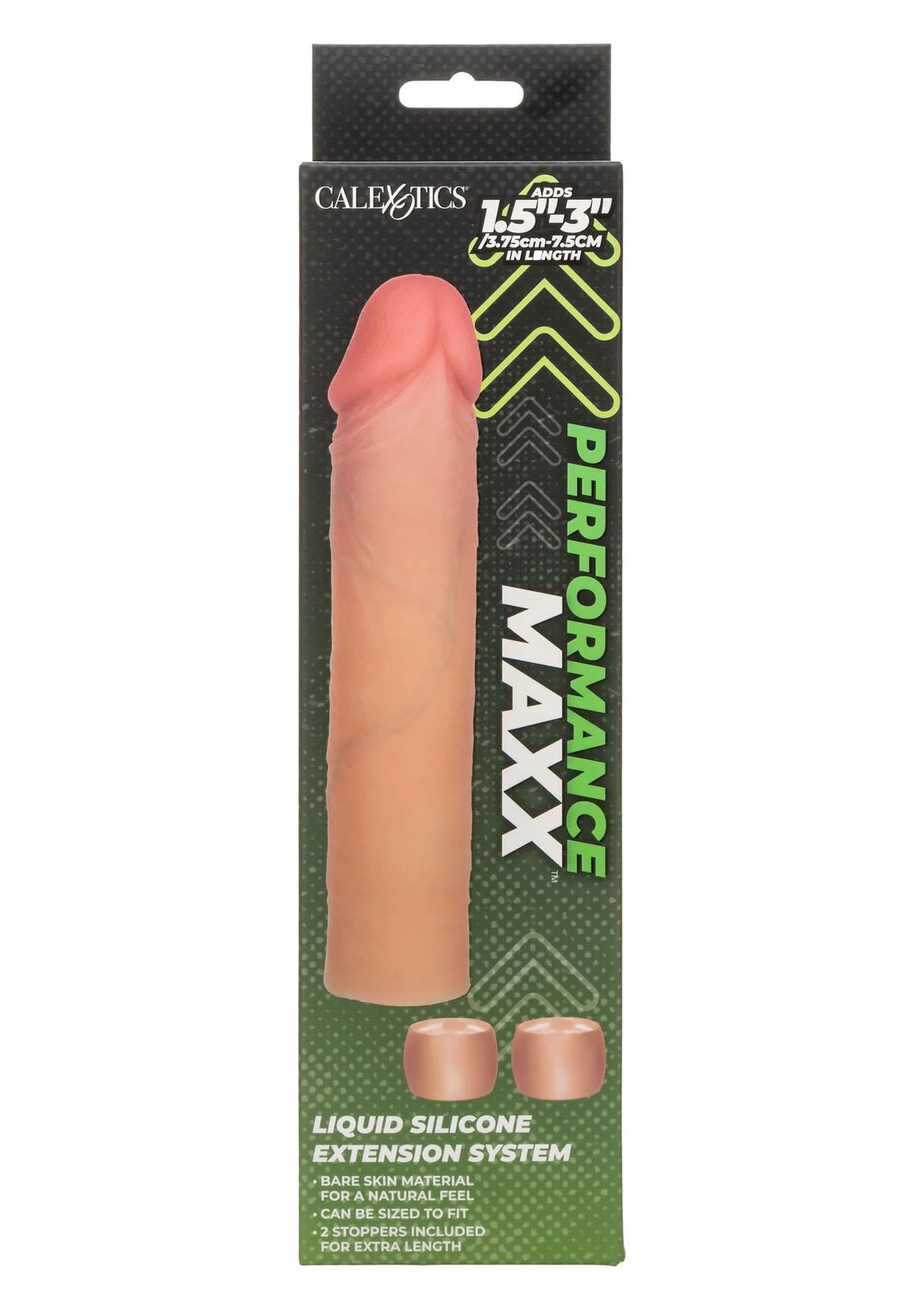 Extensor de penis din silicon Calexotics Skin 20 cm