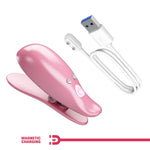 Cleme vibratoare pentru mameloane Pretty Love Cayley roz cu telecomandă