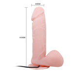 Vibrator realist din silicon Baile cu telecomandă 20 cm