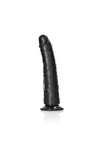 Dildo realist subțire RealRock cu ventuză 18 cm