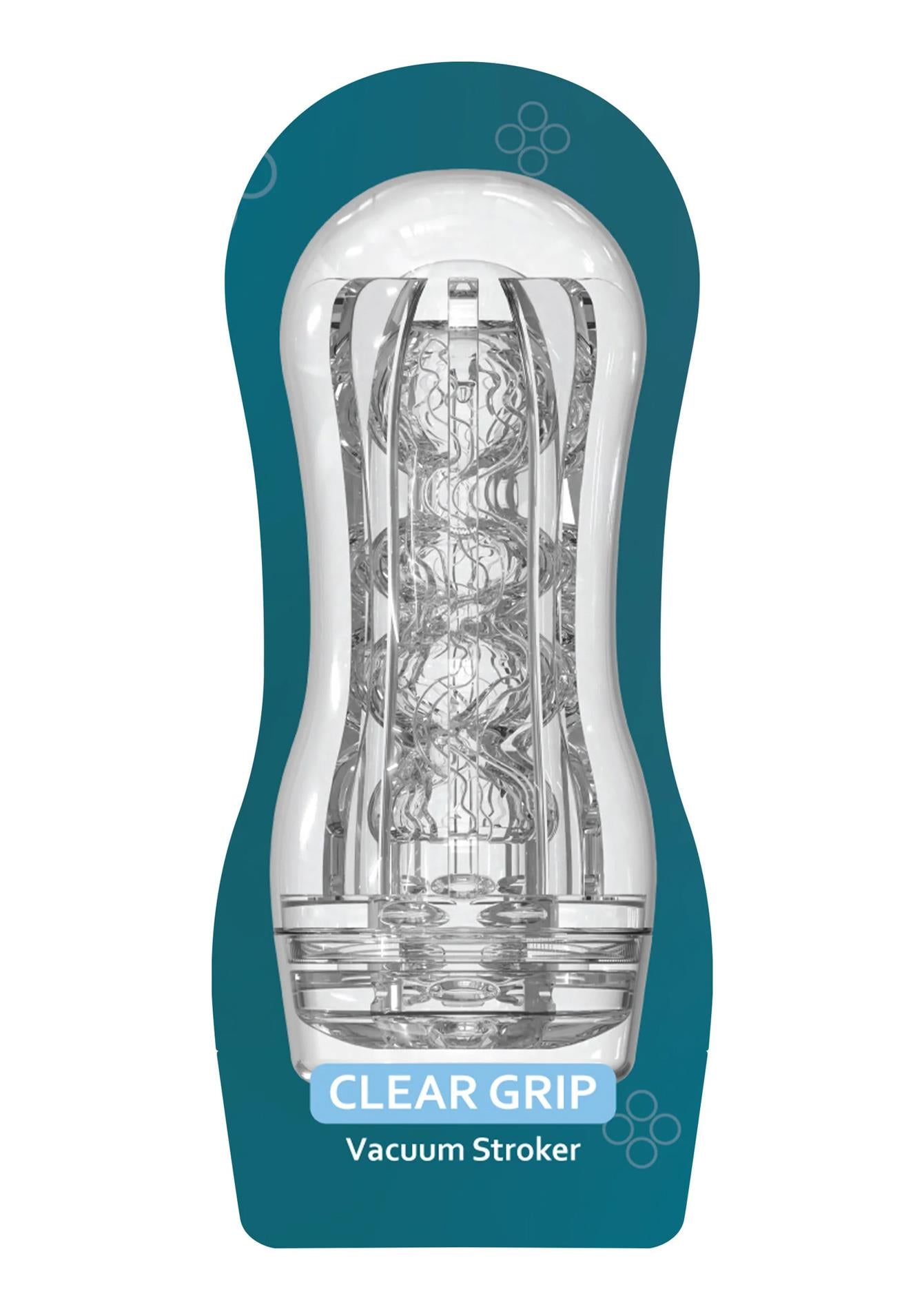 Masturbator cu vid ToyJoy Hero Transparent 18 cm
