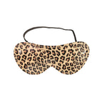 Mască de ochi elastică cu imprimeu leopard