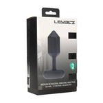 Dop anal vibrant hexagonal Levelz din silicon, M, negru
