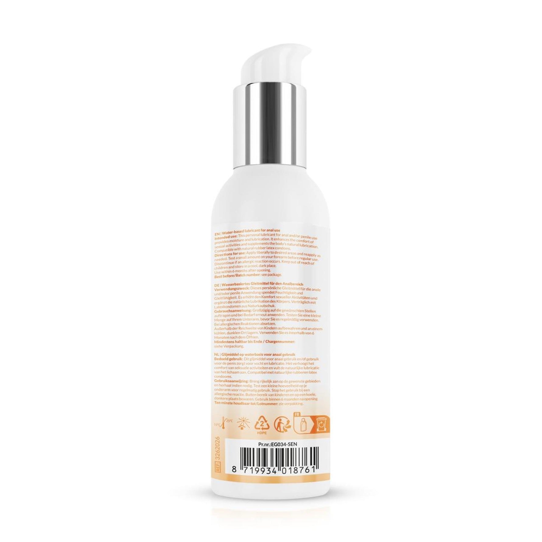 Lubrifiant anal EasyGlide Sensitive 150 ml