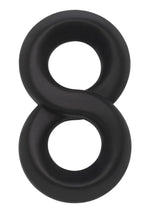 Inel pentru penis Hidden Desire din silicon, negru, 7 cm