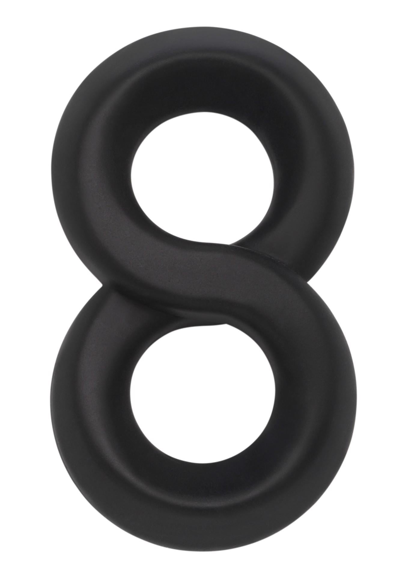 Inel pentru penis Hidden Desire din silicon, negru, 7 cm