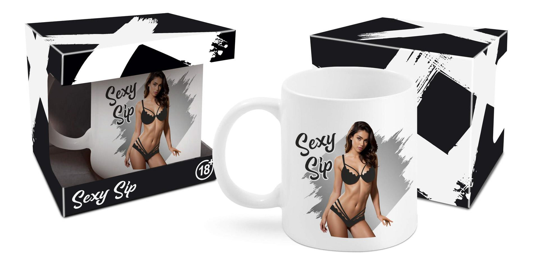 House of Mugs Cană erotică Sexy Sip 300ml