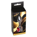Bijuterii anale din argint MyLove Toys cu diamant roșu 7 cm