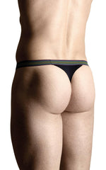 Tanga SoftLine pentru bărbați, culoare curcubeu, negru, XL