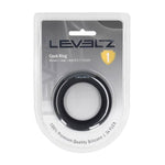 Inel pentru penis Levelz L din silicon, negru