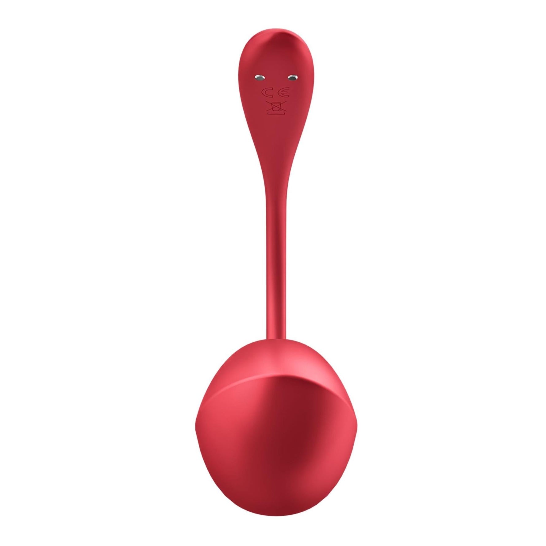 Ou vibrant Satisfyer Shiny Petal, roșu, cu aplicație