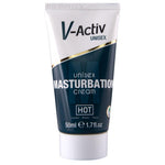 Cremă de masturbare caldă unisex Hot VActiv 50ml CBD