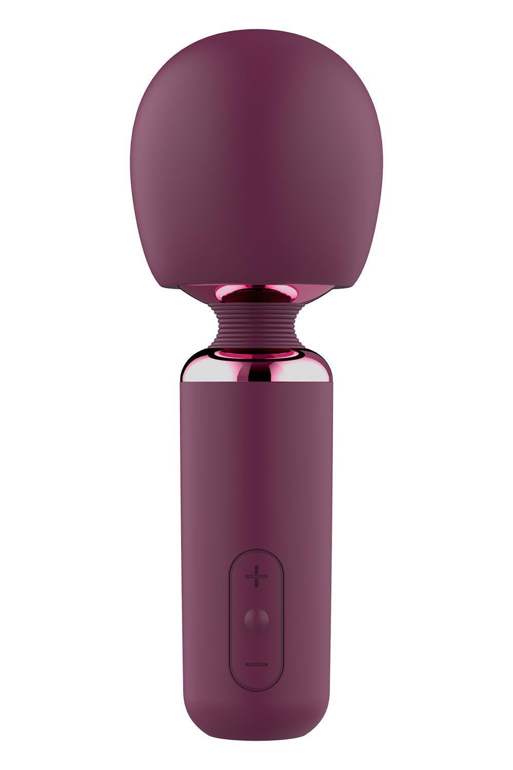 Vibrator USB din silicon Glam Bold 18 cm