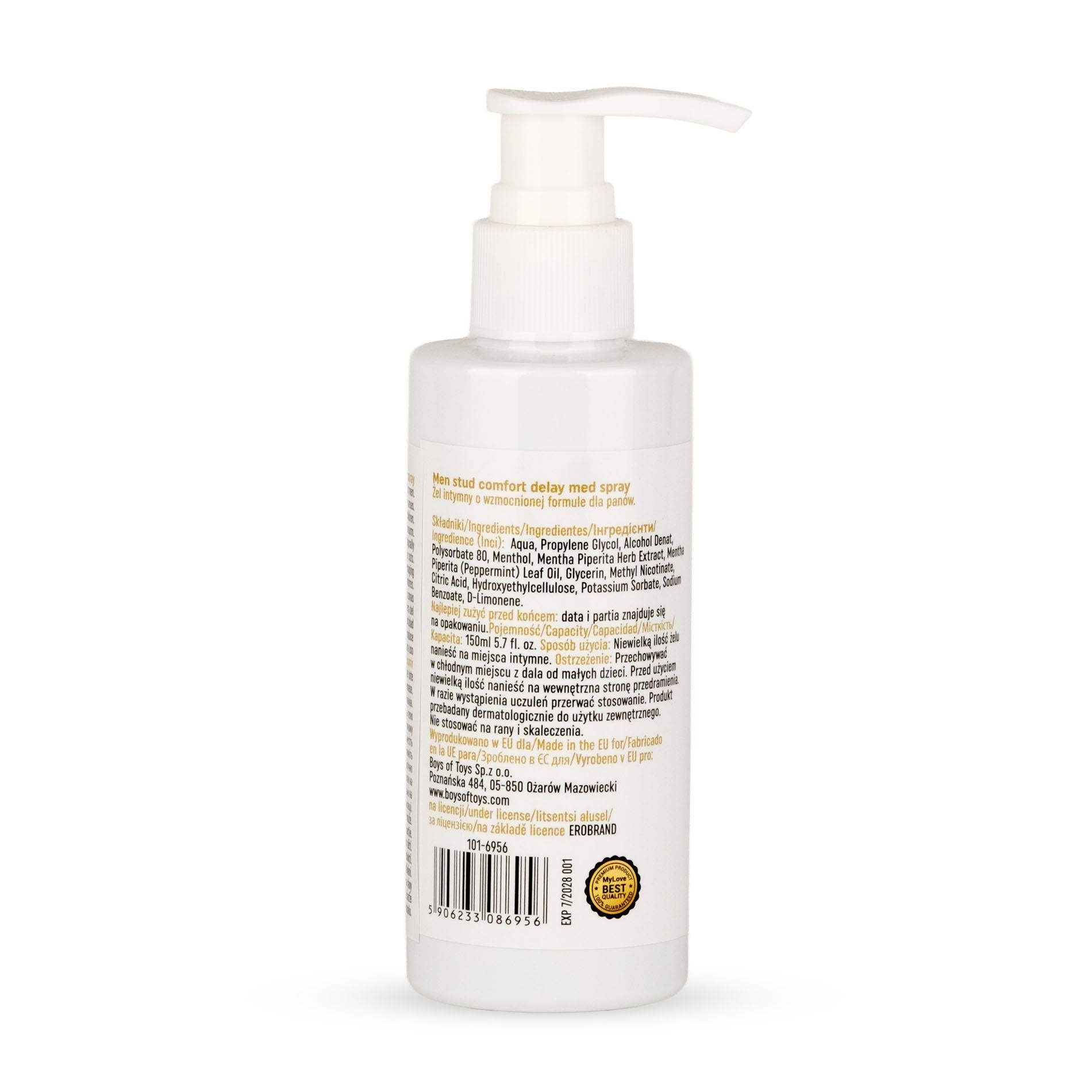 Gel de întârziere MyLove Men Stud Comfort 150ml