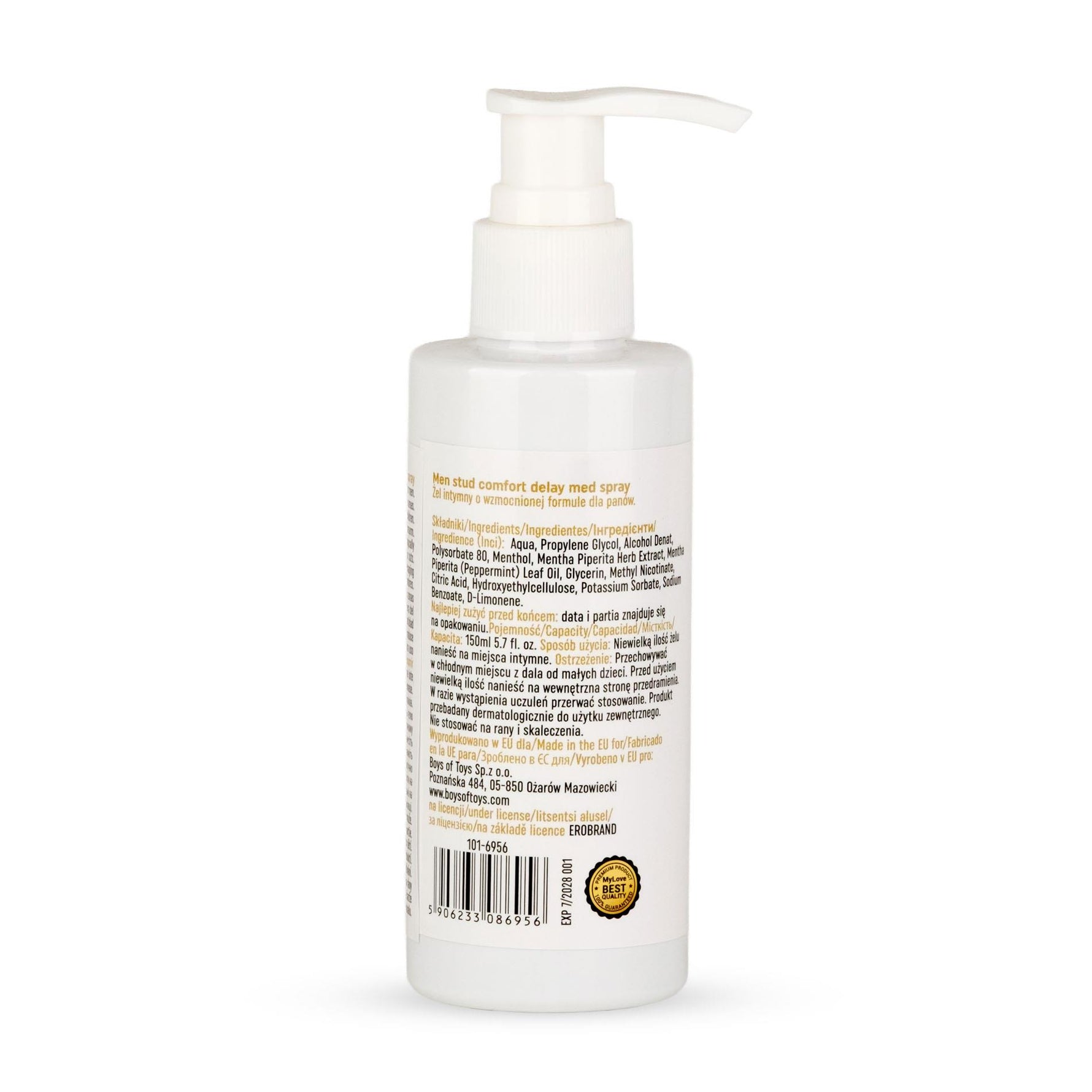 Gel de întârziere MyLove Men Stud Comfort 150ml