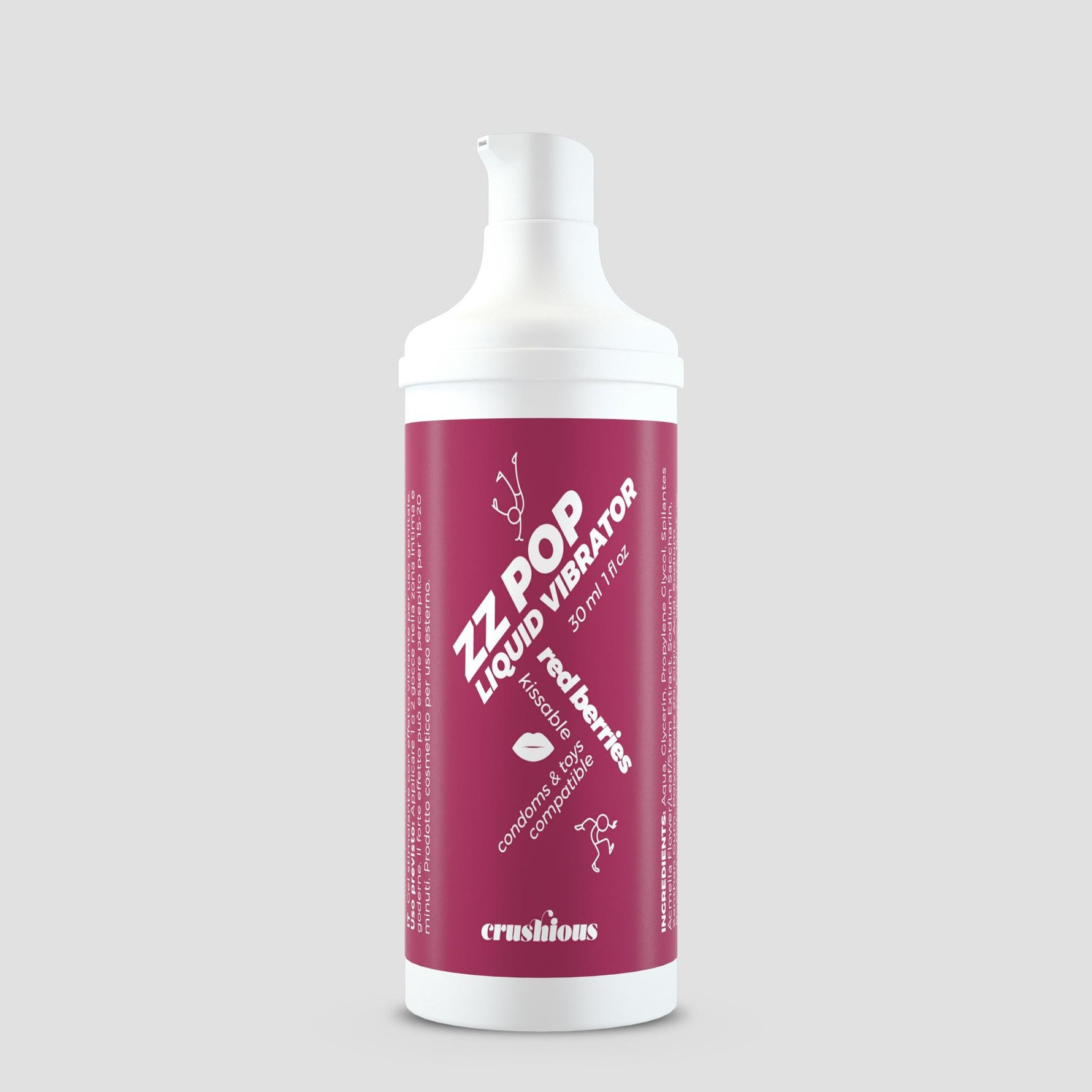 Gel stimulant Crushious ZZ Pop Red Berry 30 ml