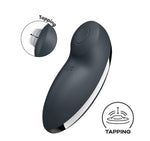 Stimulator clitoridian USB Satisfyer Tap Climax 2 gri